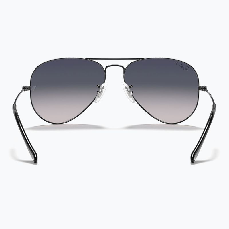 Akiniai nuo saulės Ray-Ban Aviator Classic gunmetal/blue polarized 5