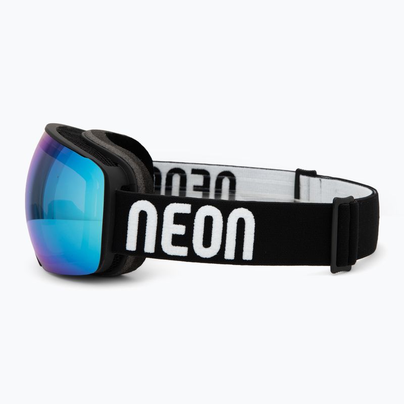 Slidinėjimo akiniai Neon Beam black/white/steel mirror 4