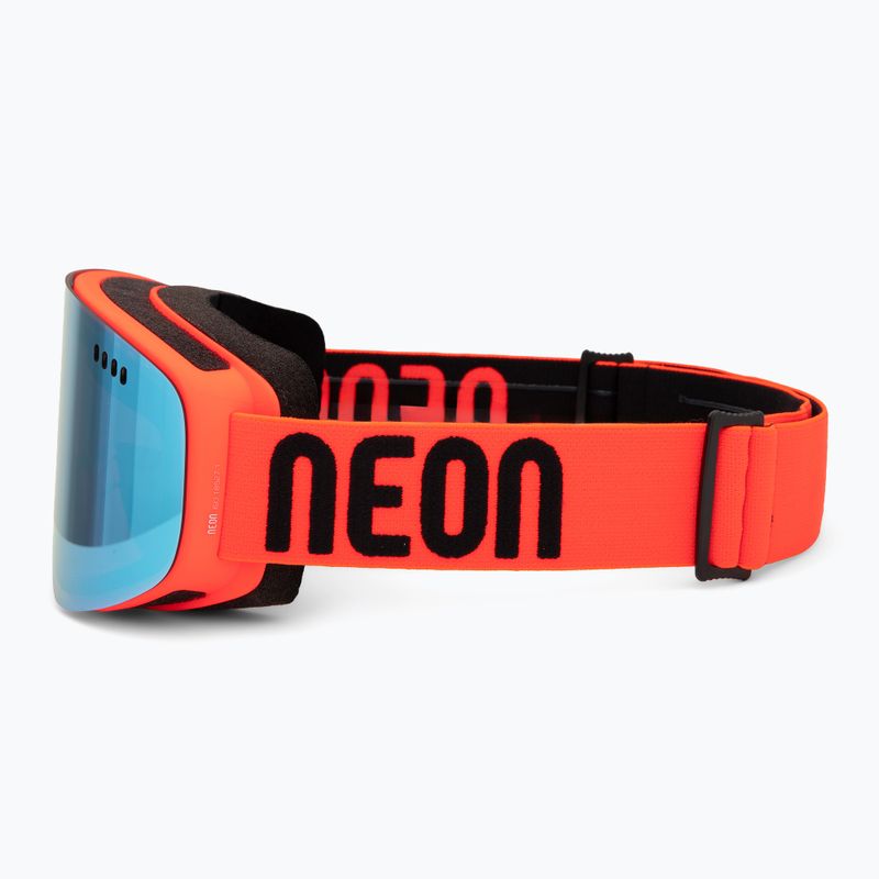 Slidinėjimo akiniai Neon Light red/mirror steel 4