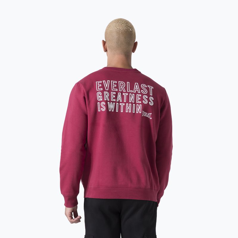 Vyriškas džemperis Everlast Neutrals Crewneck bordeaux 3