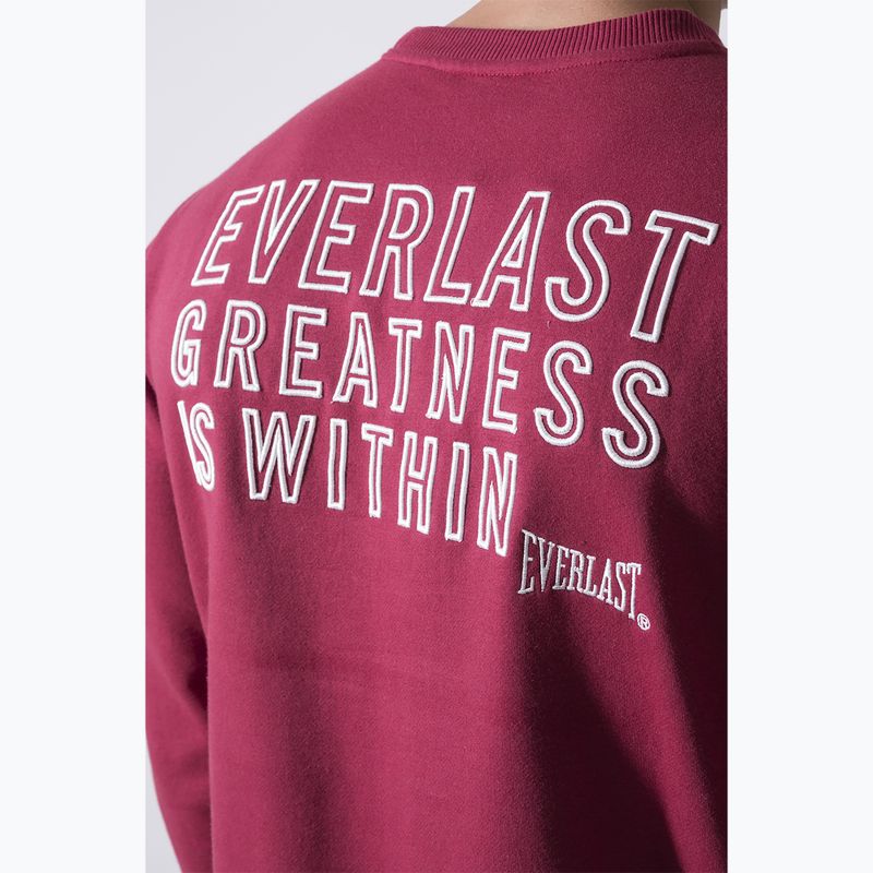 Vyriškas džemperis Everlast Neutrals Crewneck bordeaux 5