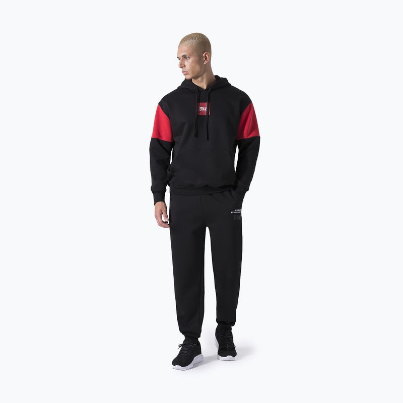 Vyriškas džemperis Everlast Streetwear Hoodie black/red 2