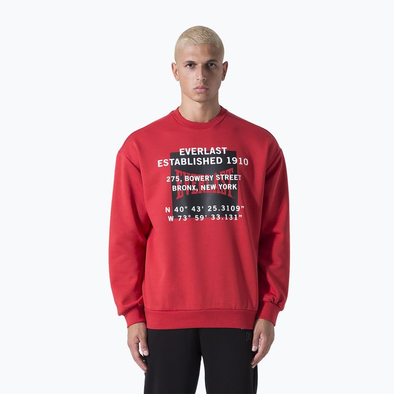 Vyriškas džemperis Everlast Streetwear Crewneck red/black