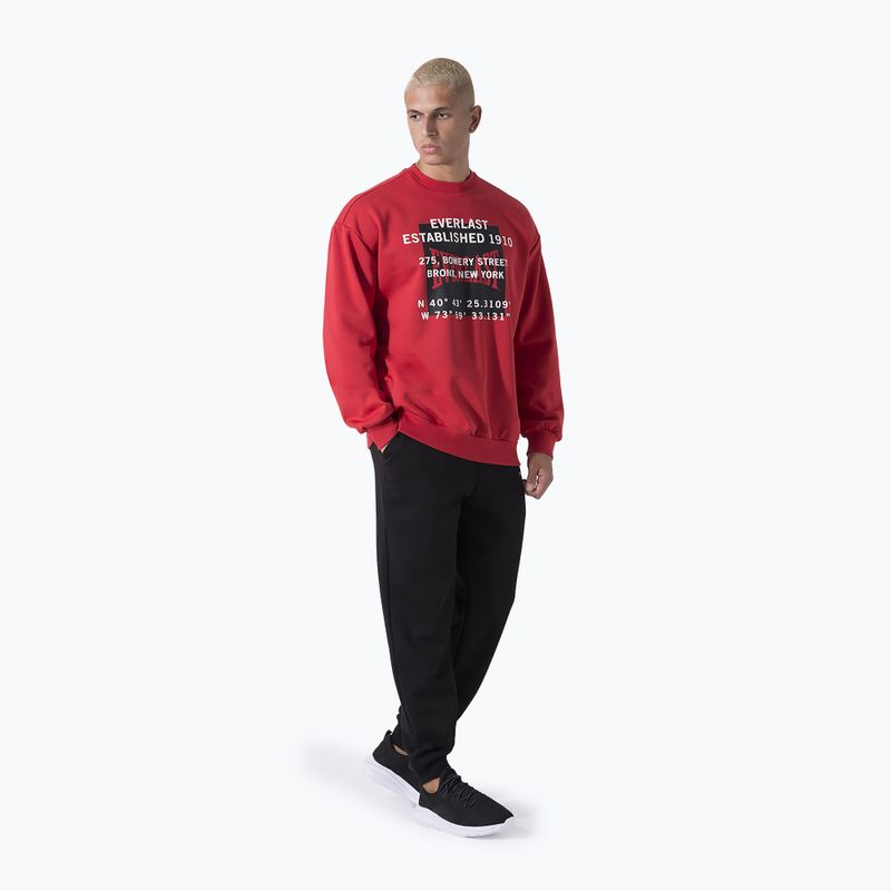 Vyriškas džemperis Everlast Streetwear Crewneck red/black 2