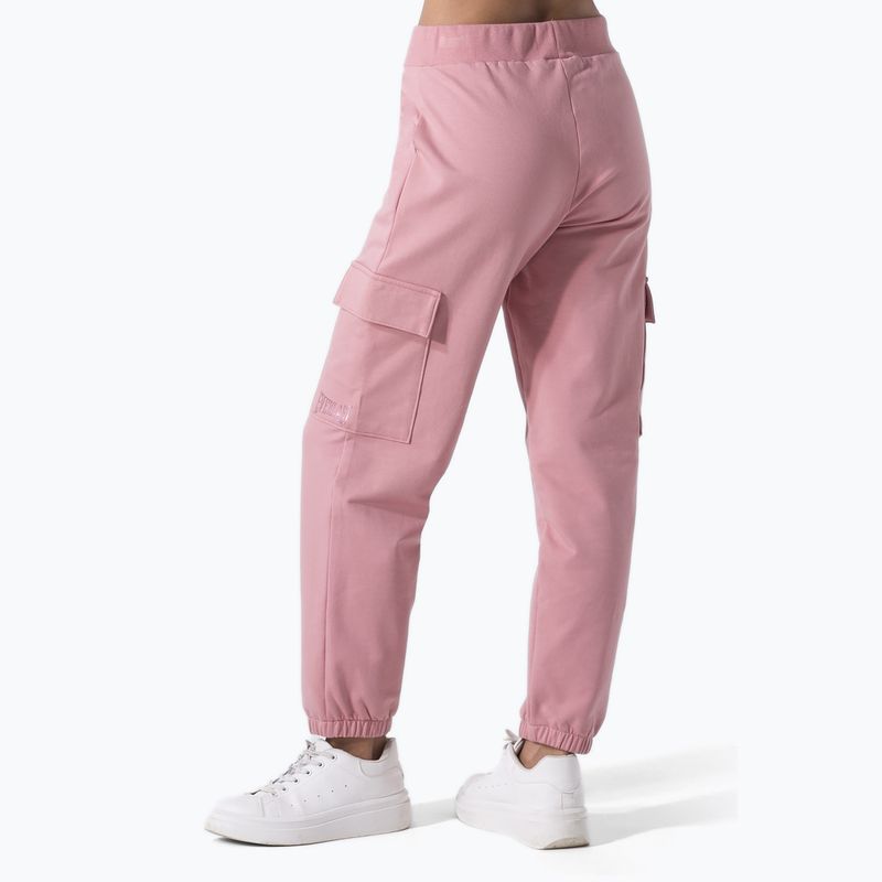 Moteriškos treniruočių kelnės Everlast Leisure Cargo mauve 3