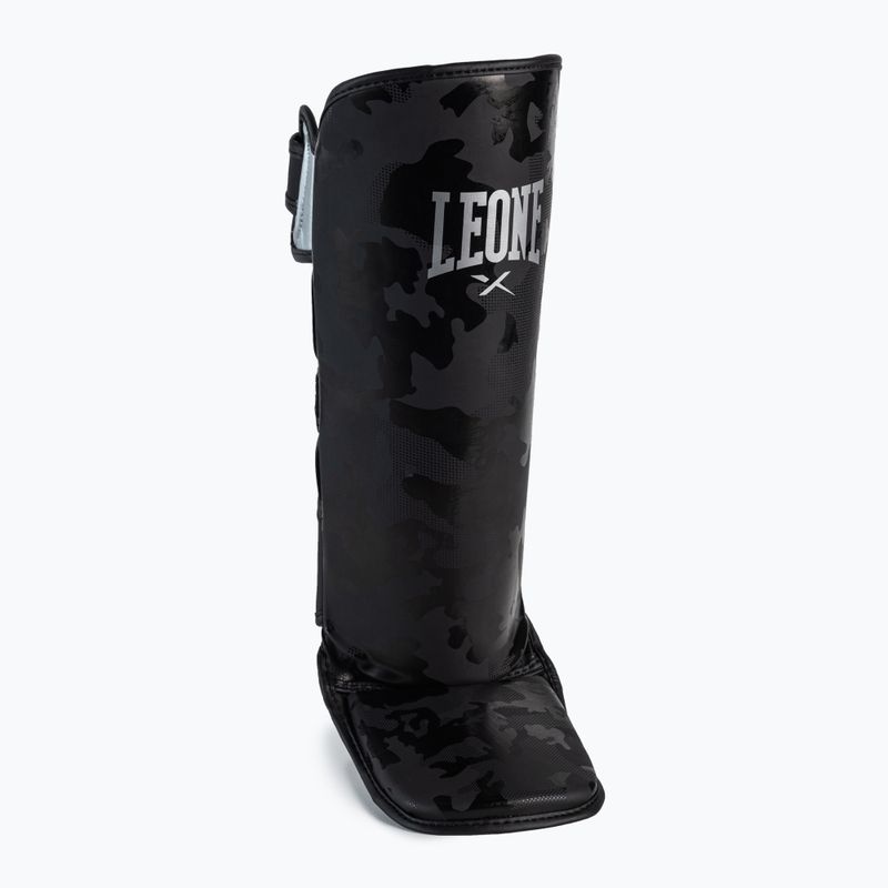 LEONE 1947 Camoblack juodos spalvos PT157 blauzdikaulių protektoriai