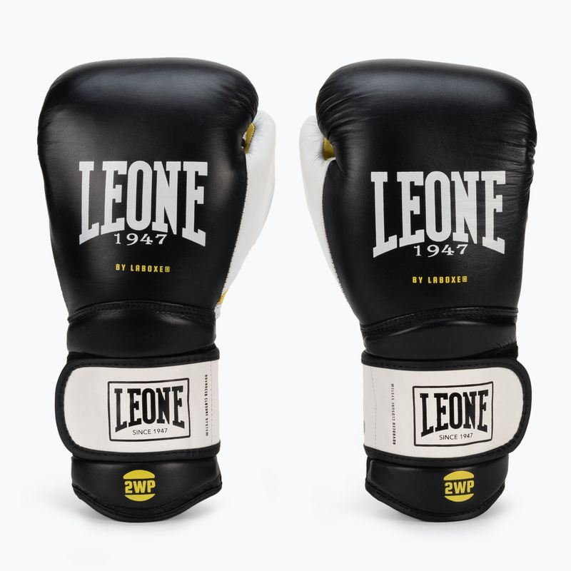 LEONE 1947 Il Tecnico N3 bokso pirštinės juodos spalvos GN113