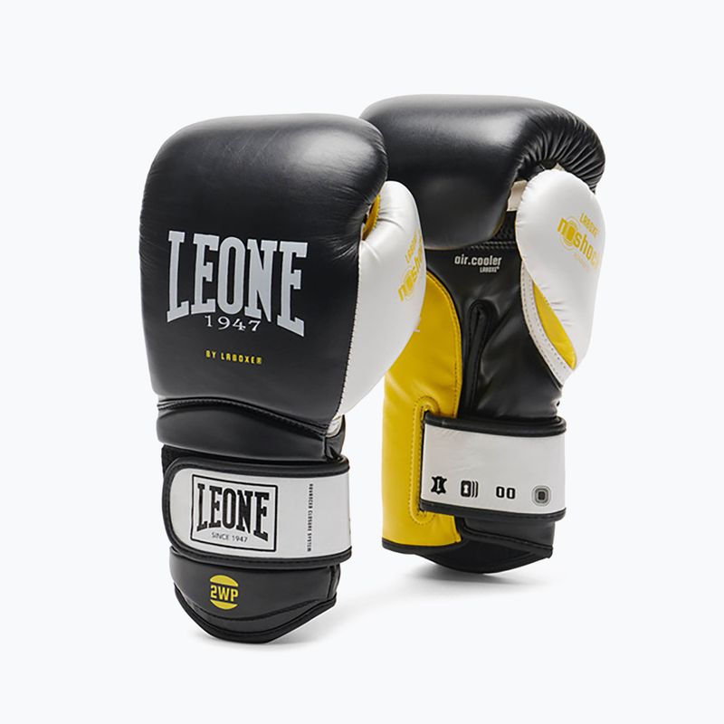 LEONE 1947 Il Tecnico N3 bokso pirštinės juodos spalvos GN113 5