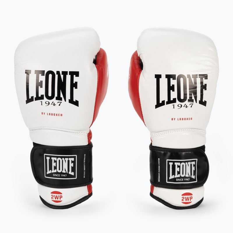 LEONE 1947 Il Tecnico N3 bokso pirštinės baltos spalvos GN113