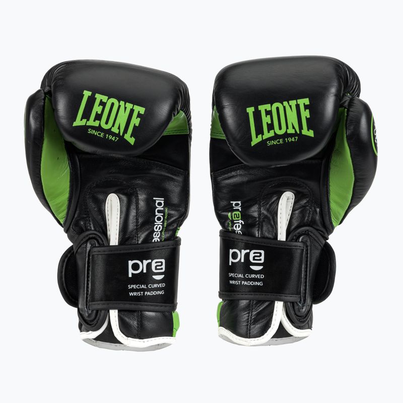 Bokso pirštinės LEONE 1947 Il Tecnico N3 black/green 4