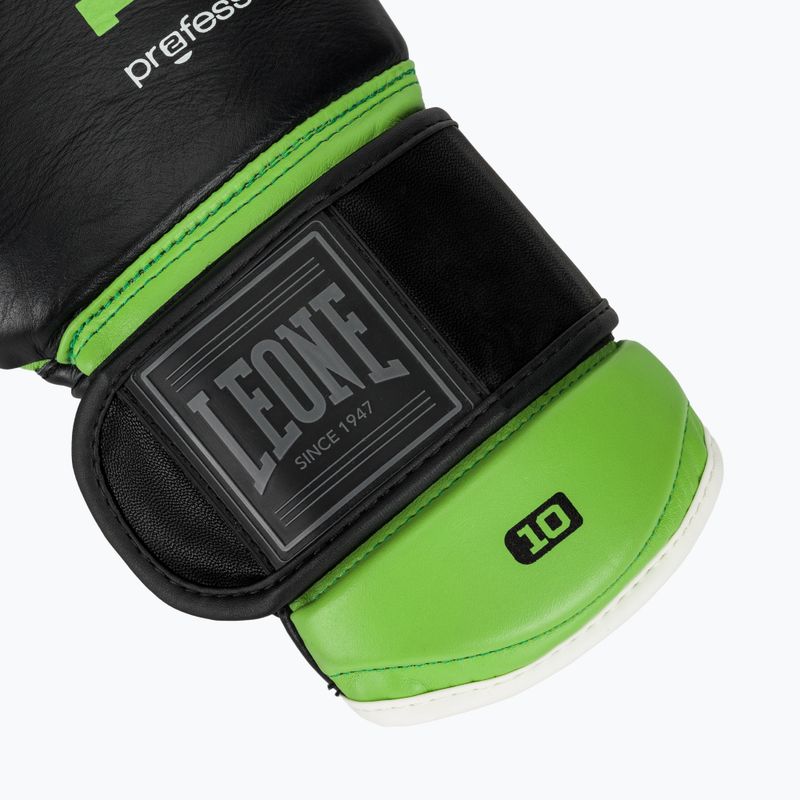 Bokso pirštinės LEONE 1947 Il Tecnico N3 black/green 7