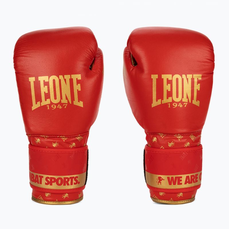 Bokso pirštinės LEONE 1947 Dna rosso/red