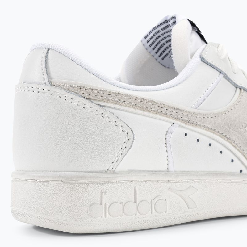 Diadora Magic Basket Low Icona Leather white/white batai 9