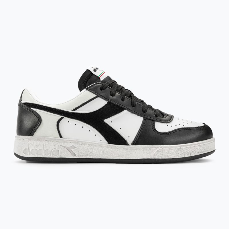 Diadora Magic Basket Low Icona Leather black/white batai 2