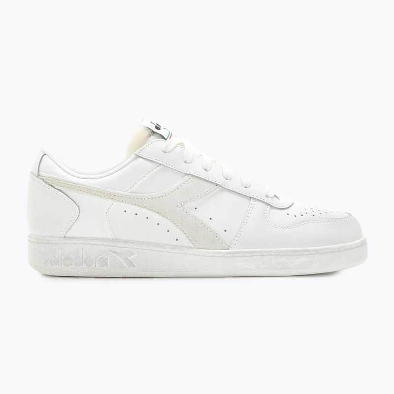 Diadora Magic Basket Low Icona Leather white/white batai 11