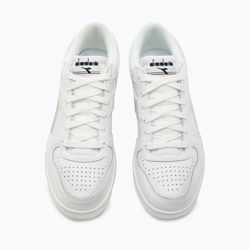 Diadora Magic Basket Low Icona Leather white/white batai 13