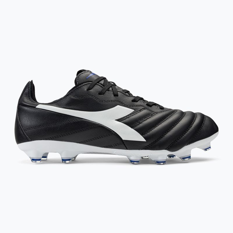 Vyriški futbolo bateliai Diadora Brasil Elite 2 LT LP12 juodai balti DD-101.179061-D0214-40 2