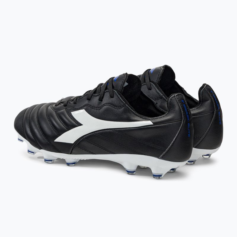 Vyriški futbolo bateliai Diadora Brasil Elite 2 LT LP12 juodai balti DD-101.179061-D0214-40 3