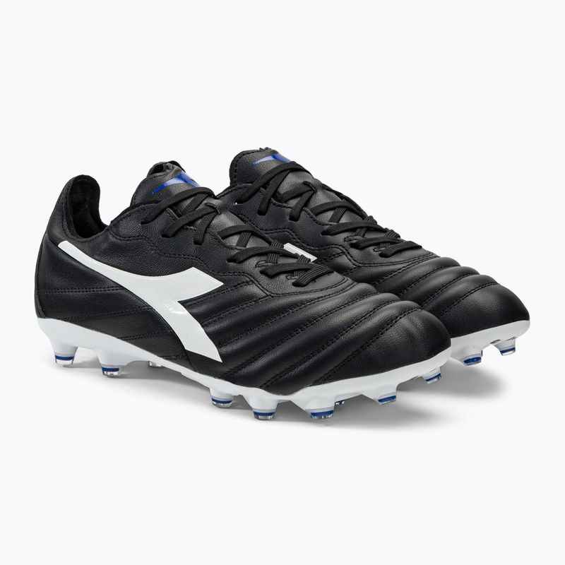 Vyriški futbolo bateliai Diadora Brasil Elite 2 LT LP12 juodai balti DD-101.179061-D0214-40 4