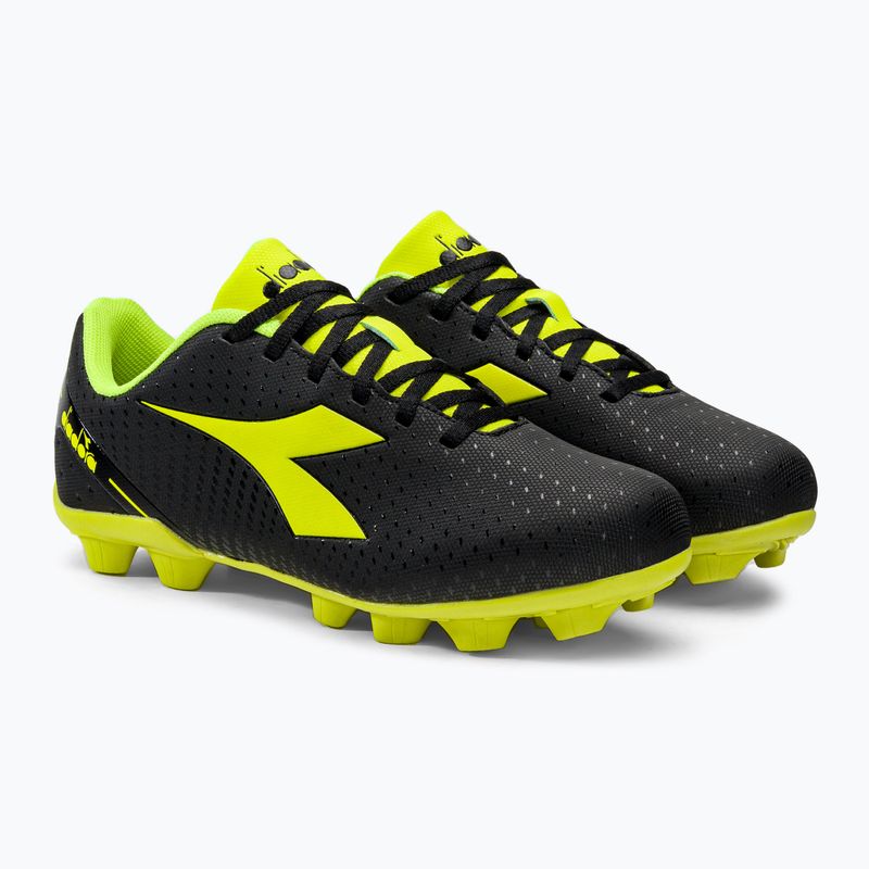 Vaikiški futbolo bateliai Diadora Pichichi 5 MD Jr juodi DD-101.178796-C0004-35 4