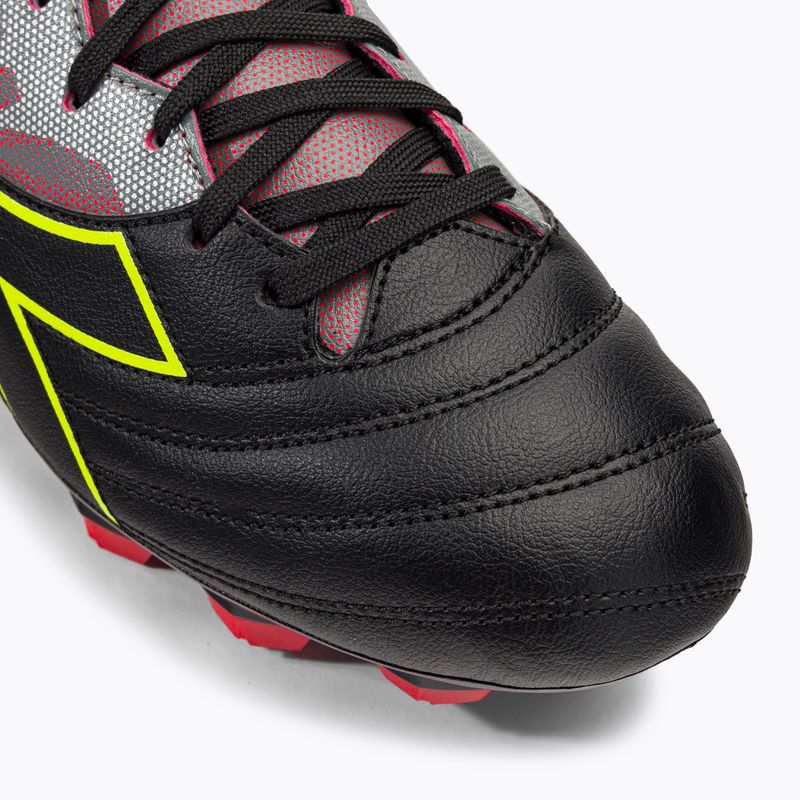 Vyriški futbolo bateliai Diadora Brasil Elite Veloce R LPU juodi ir raudoni DD-101.179181-D0136-39 7