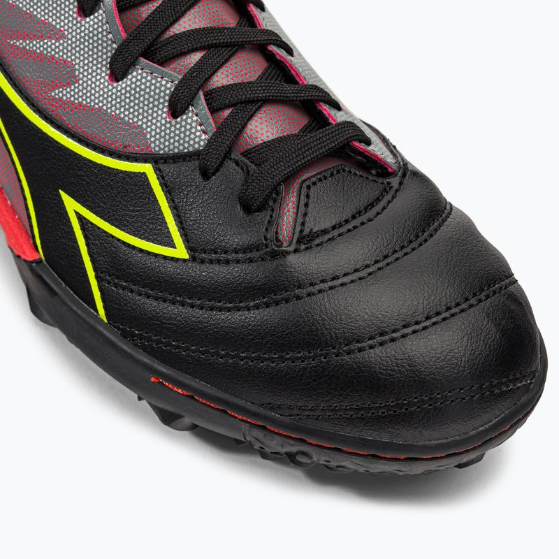 Vyriški futbolo bateliai Diadora Brasil Elite Veloce R TFR juodi ir raudoni DD-101.179182-D0136-40 7