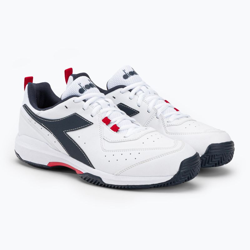 Diadora S.Challenge 5 Sl Clay balti teniso bateliai DD-101.179500-C1494 4