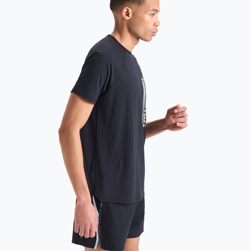 Vyriški bėgimo marškinėliai Diadora Super Light Be One juodi DD-102.179160-80013 2