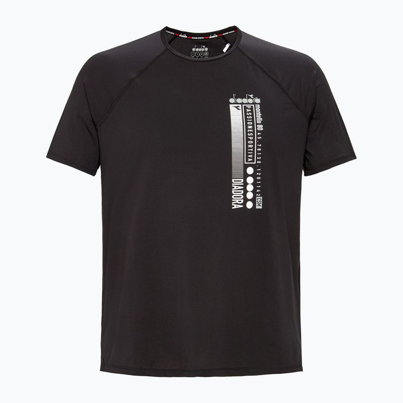 Vyriški bėgimo marškinėliai Diadora Super Light Be One juodi DD-102.179160-80013 6