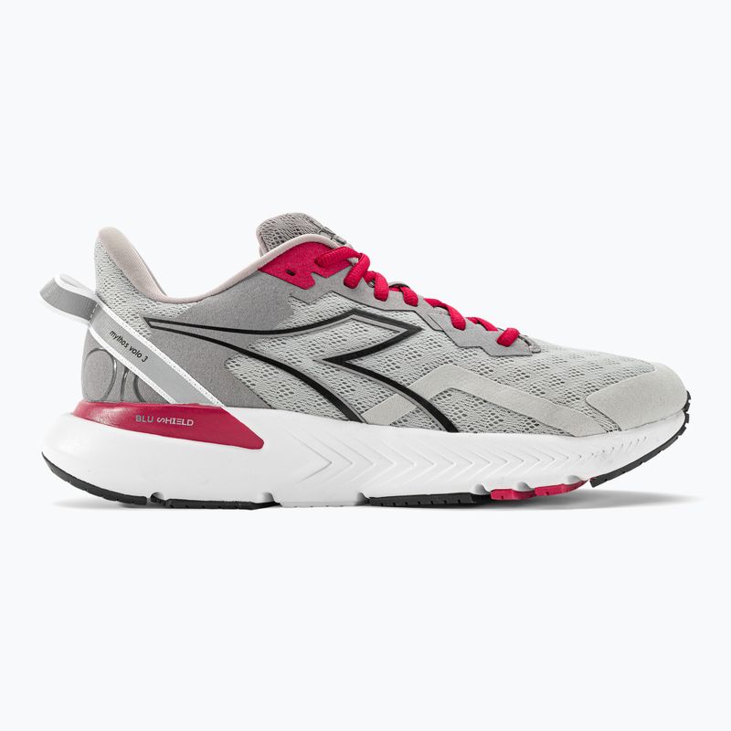 Vyriški bėgimo bateliai Diadora Mythos Blushield Volo 3 silver dd/black/alloy 2