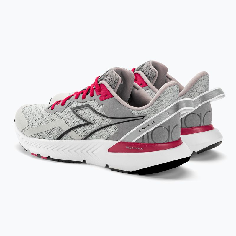 Vyriški bėgimo bateliai Diadora Mythos Blushield Volo 3 silver dd/black/alloy 3