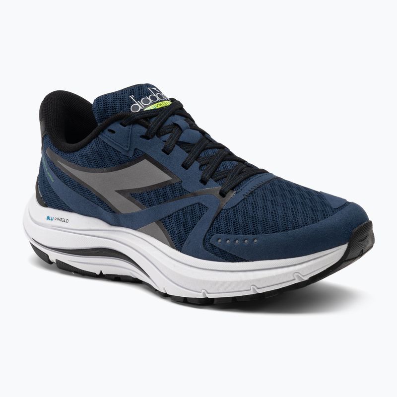 Vyriški bėgimo bateliai Diadora Mythos Blushield 8 Vortice blue opal/silver dd/white