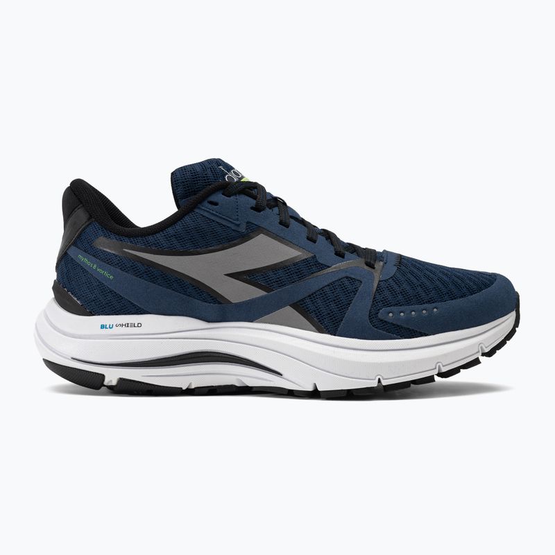 Vyriški bėgimo bateliai Diadora Mythos Blushield 8 Vortice blue opal/silver dd/white 2