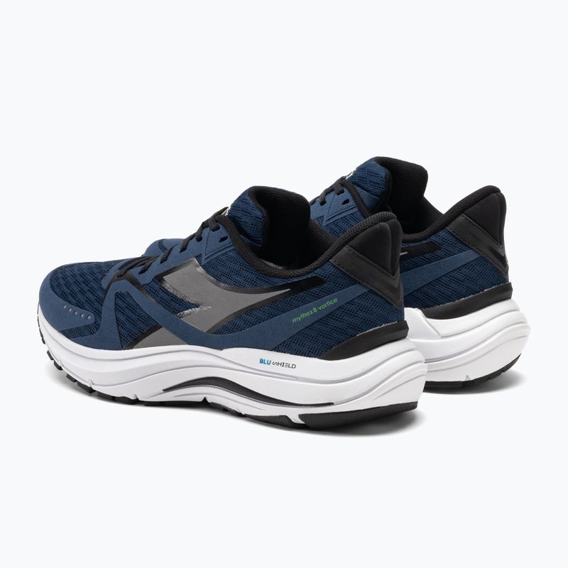 Vyriški bėgimo bateliai Diadora Mythos Blushield 8 Vortice blue opal/silver dd/white 3