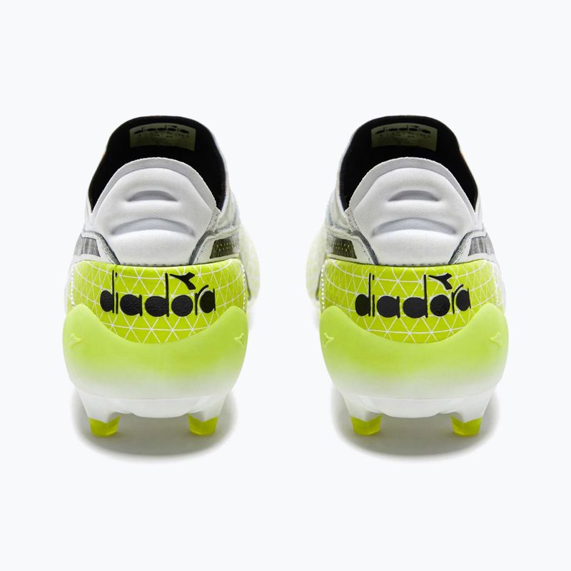 Vyriški futbolo bateliai Diadora Brasil Elite Tech GR LPX white/black/fluo yellow 12