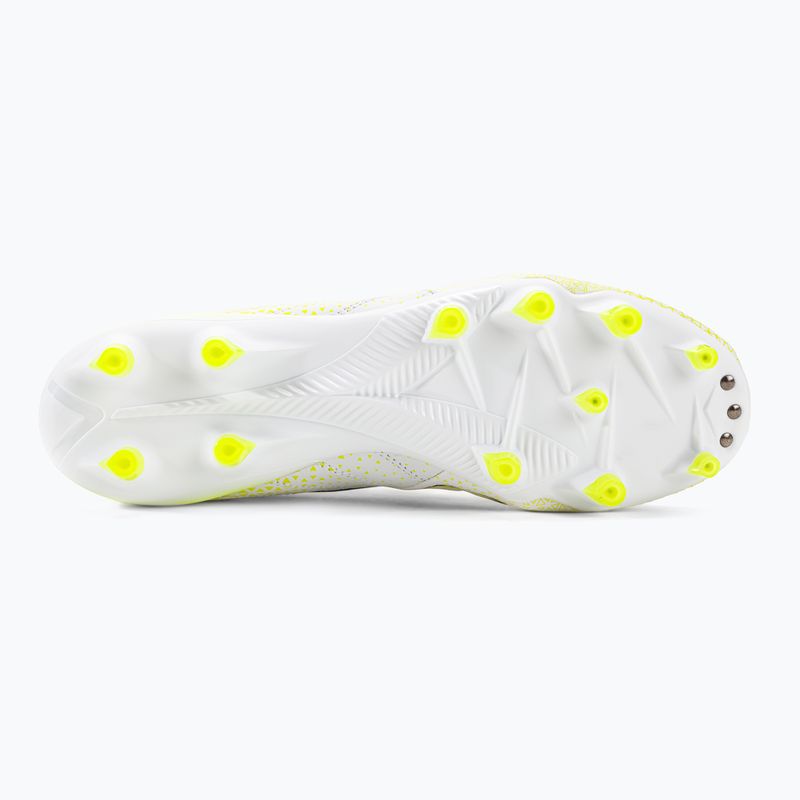 Vyriški futbolo bateliai Diadora Brasil Elite Tech GR LPX white/black/fluo yellow 5