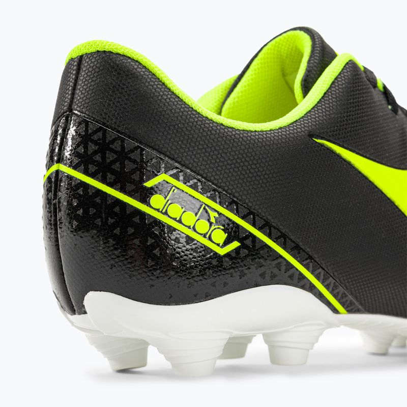 Vyriški futbolo bateliai Diadora Pichichi 6 MG14 black/yellow fi dd/white 9