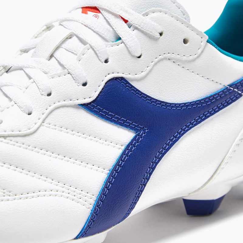 Vyriški futbolo bateliai Diadora Brasil 2 R LPU white/navy 11