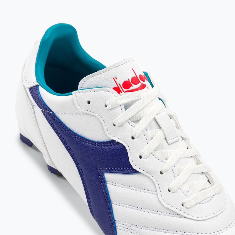 Vyriški futbolo bateliai Diadora Brasil 2 R LPU white/navy 10