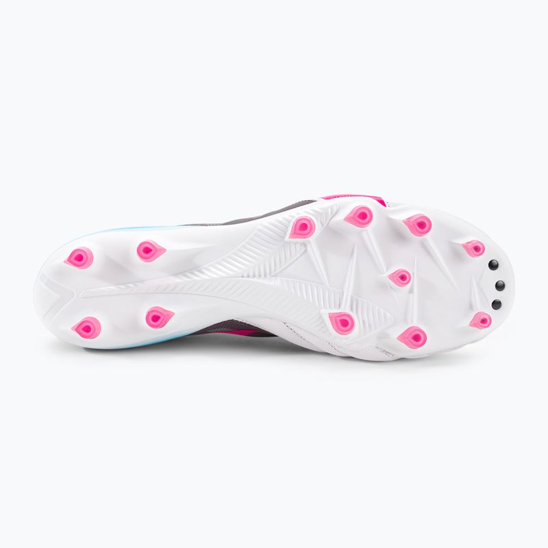 Vyriški futbolo bateliai Diadora Brasil Elite Veloce GR ITA LPX white/pink fluo/blue fluo 5