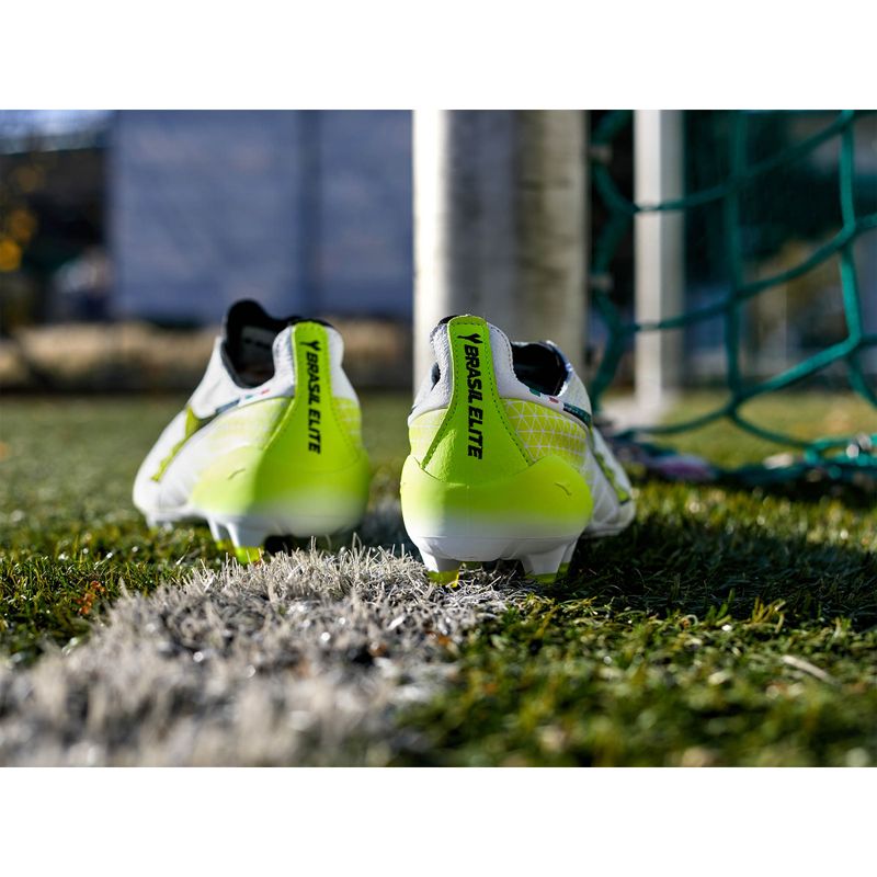 Vyriški futbolo bateliai Diadora Brasil Elite Tech GR ITA LPX white/black/fluo yellow 19