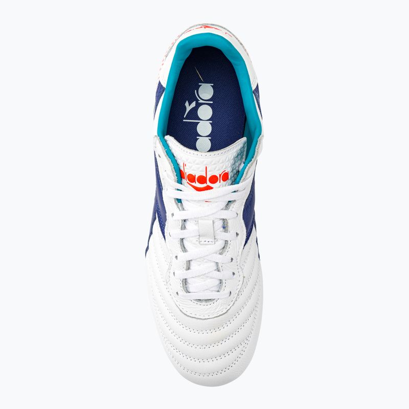 Vyriški futbolo bateliai Diadora Brasil GR LT+ MPH white/navy 6