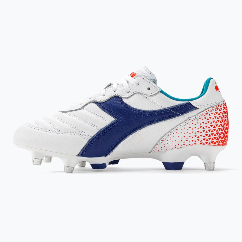Vyriški futbolo bateliai Diadora Brasil GR LT+ MPH white/navy 10
