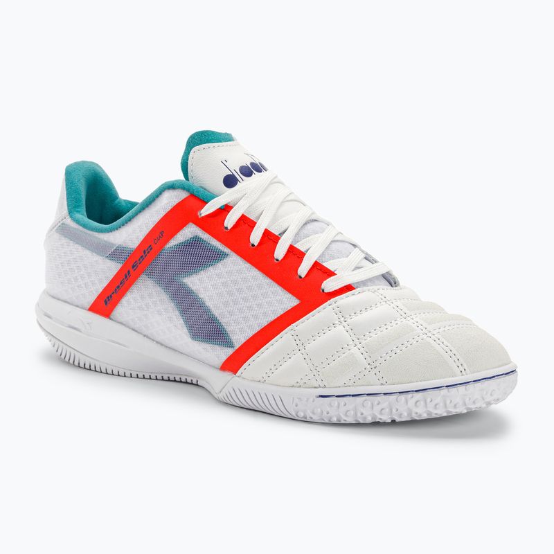 Vyriški futbolo bateliai Diadora Brasil Sala Cup ID white/navy