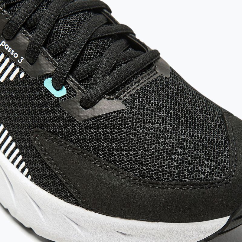Moteriški bėgimo bateliai Diadora Passo 3 black/white/aruba blue 15