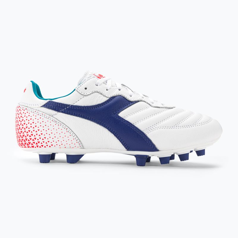 Vyriški futbolo bateliai Diadora Brasil GR LT+ MDPU white/navy 2