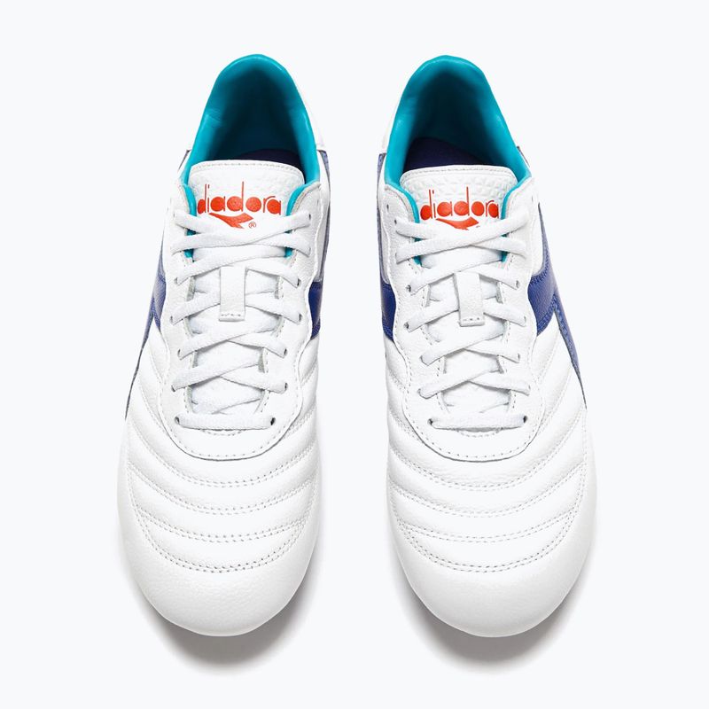 Vyriški futbolo bateliai Diadora Brasil GR LT+ MDPU white/navy 13