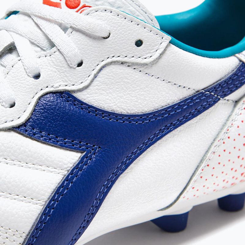 Vyriški futbolo bateliai Diadora Brasil GR LT+ MDPU white/navy 15