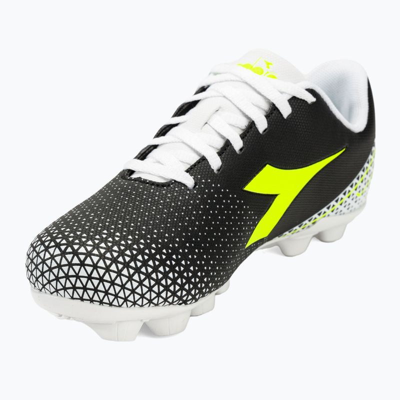 Vaikiški futbolo bateliai Diadora Pichichi 6 MD JR black/yellow fluo/white 7