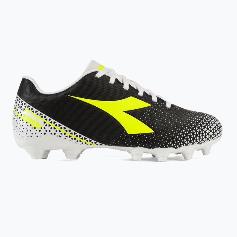 Vyriški futbolo bateliai Diadora Pichichi 6 MG14 black/yellow fluo/white 2